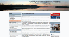Desktop Screenshot of gopsprzywidz.pl