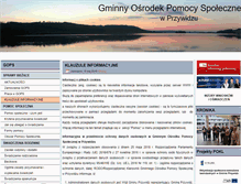 Tablet Screenshot of gopsprzywidz.pl